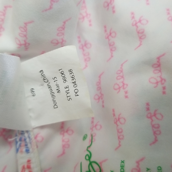 Lilly Pulitzer Seashell One Piece Halter Swimsuit Size Medium - Picture 5 of 5